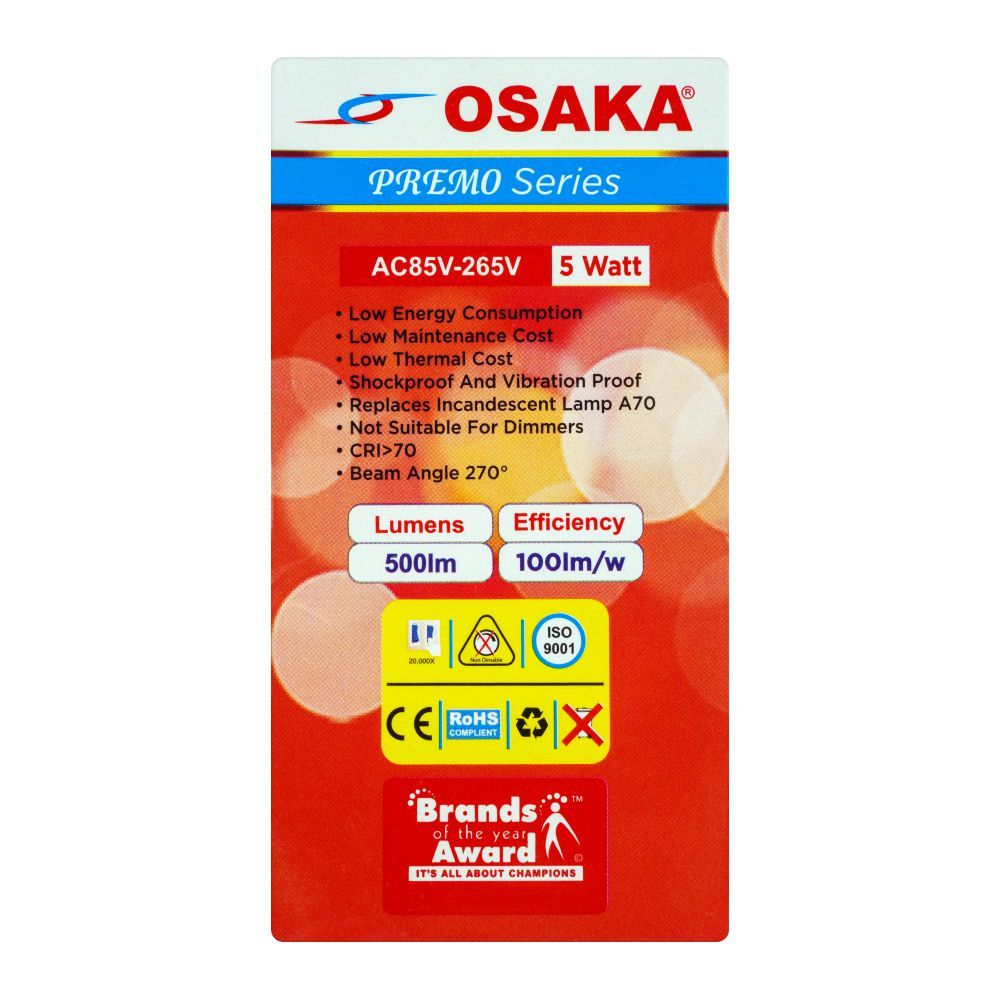 OSAKA 5 WATTS LED BULB
