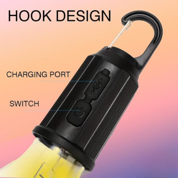 Rechargeable LED Lamp Bulb | Camping Bulb