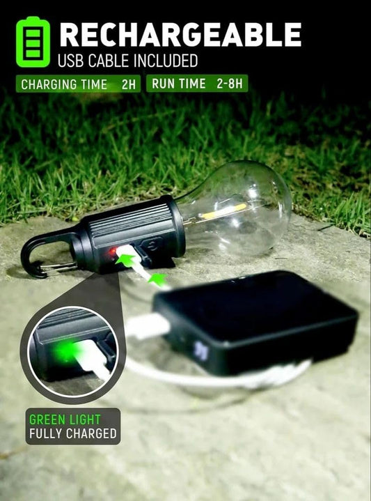 Rechargeable LED Lamp Bulb | Camping Bulb