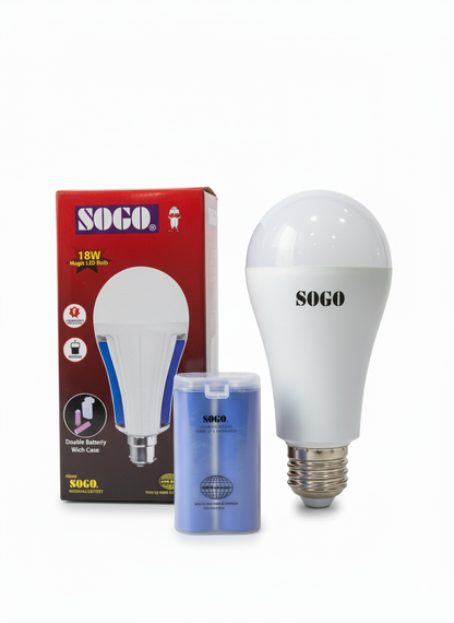 Sogo (18w) Rechargeable Emergency LED Magic Bulb (E27)