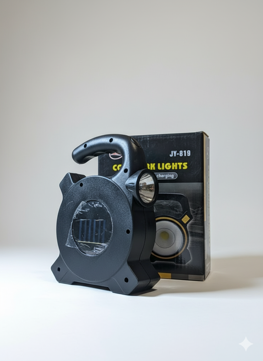 COB Work Solar & USB Charging Emergency Light JY-819A