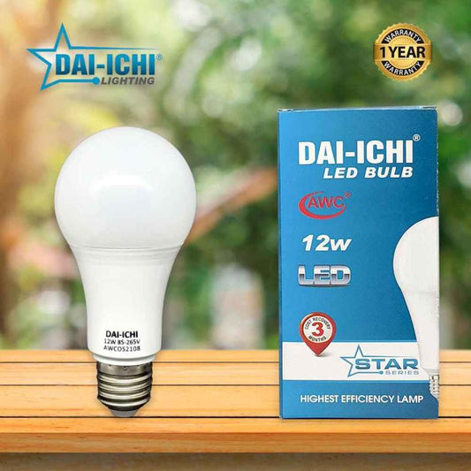 DAI-ICHI 12 WATTS LED BULB STAR SERIES