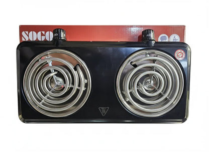 Sogo Electric Cooker – Energy-Saving Double Stove (2000 watts)