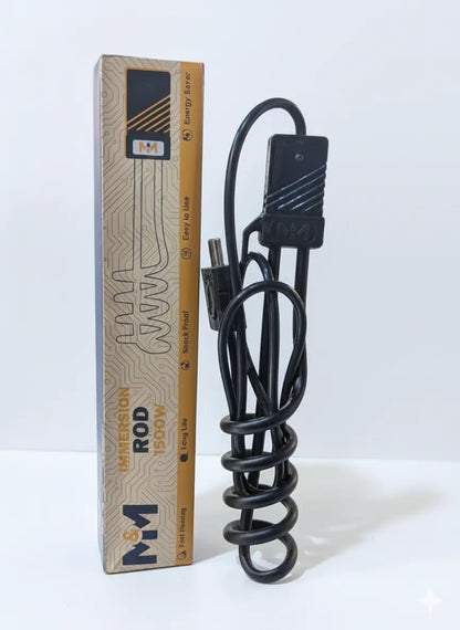 M & M Immersion Rod – 1500W Matt Black Model