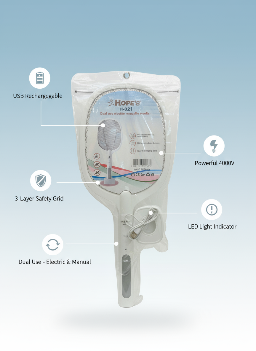 HOPE'S INSECT KILLER RACKET