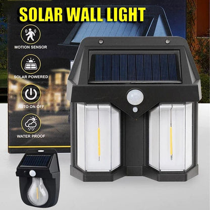 Double LED Solar Sensor Lamp