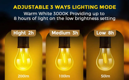 Rechargeable LED Lamp Bulb | Camping Bulb