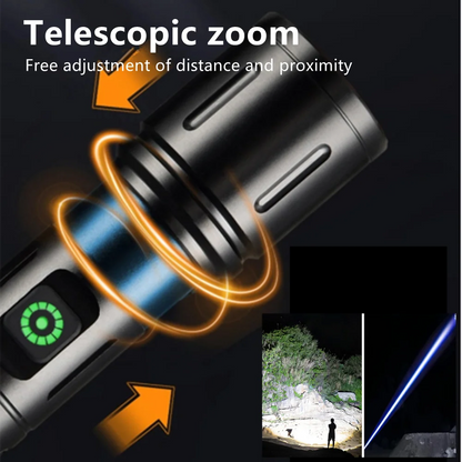 Ruilang RL-618 Portable Rechargeable Powerful LED Flashlight