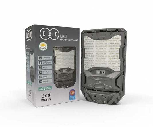 IBI 300W LED Solar Street Light with Remote Control