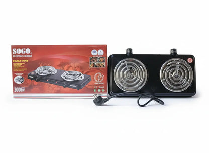 Sogo Electric Cooker – Energy-Saving Double Stove (2000 watts)