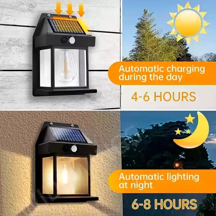 Solar Wall Lamp With Motion Sensor