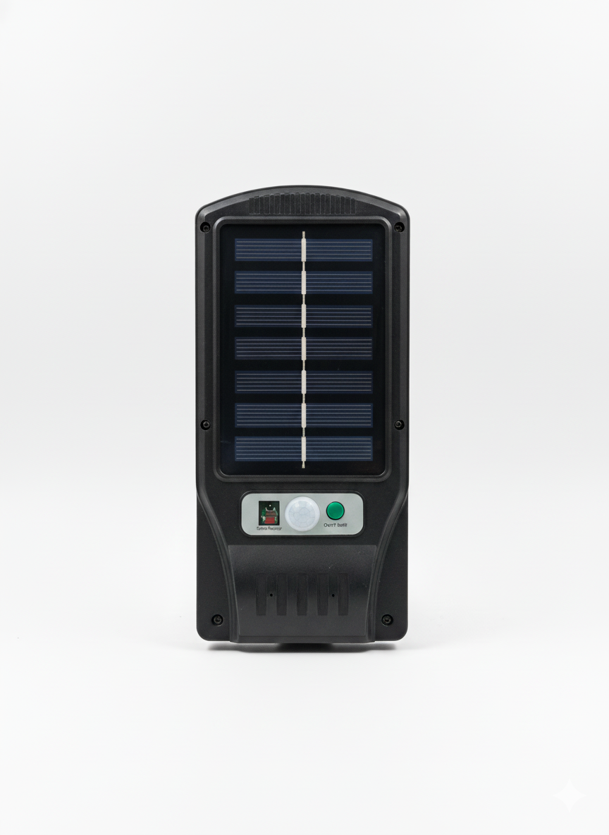 SOLAR INDUCTION STREET LAMP 8 COB LIGHTS 80 WATTS